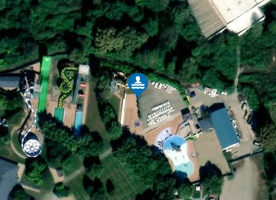 Satellite image of Hakuna Matata Beach