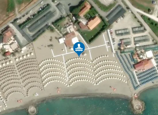 Satellite image of Bagni Tamerici