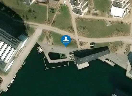 Satellite image of TEGLHOLM BRYGGE BADEZONE
