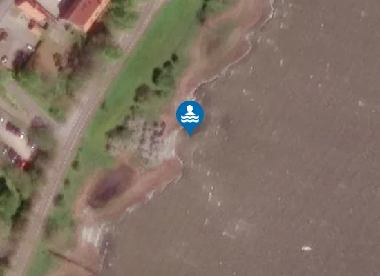 Satellite image of PRAESTOE FJORD STRAND