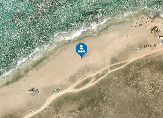 Satellite image of Spaggia A' Chianca