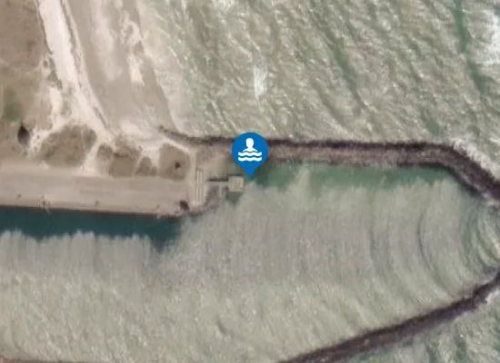 Satellite image of HOU HAVNEBAD