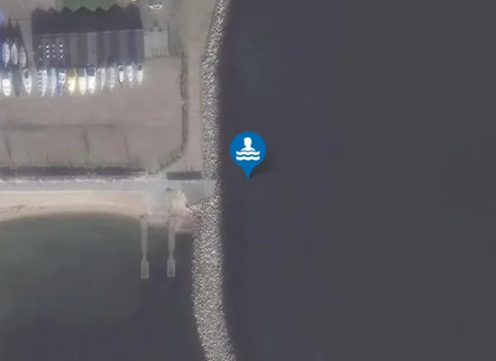 Satellite image of BADEBRO VED MOLEN PÅ SØNDERSTRAND