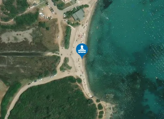 Satellite image of Spiaggia di Porto Columbu