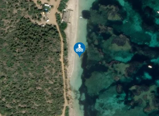 Satellite image of Capo Malfatano