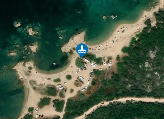 Satellite image of Spiaggia Poltu Manzu