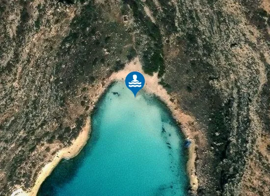 Satellite image of Cala Pulcino
