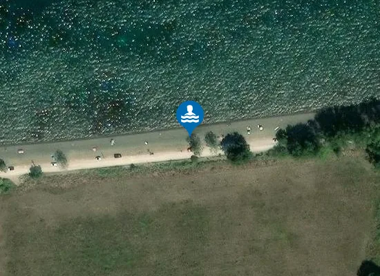 Satellite image of Spiaggia di Montefiascone