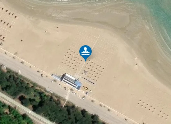 Satellite image of Baia Blu