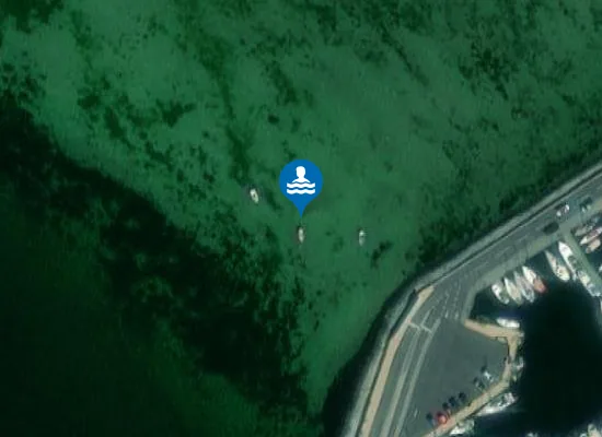 Satellite image of ORØ FÆRGEHAVN