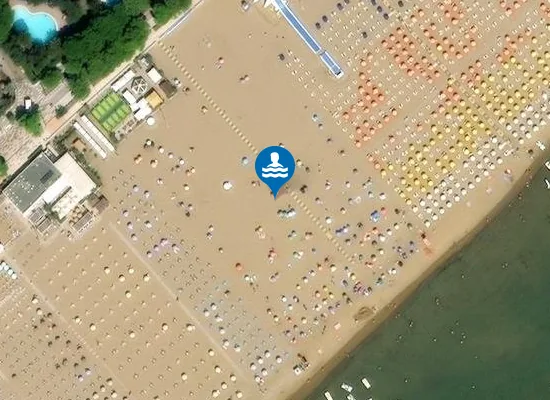 Satellite image of Spiaggia libera
