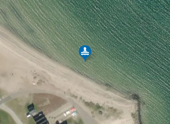 Satellite image of LEM VIG BADEBRO V.CAMPINGPL.