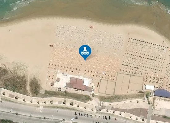 Satellite image of Lido Le Dune