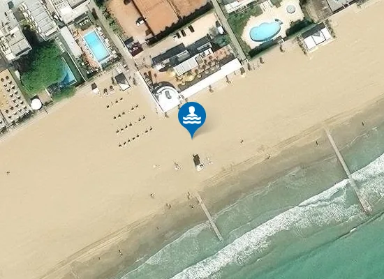 Satellite image of Spiaggia libera