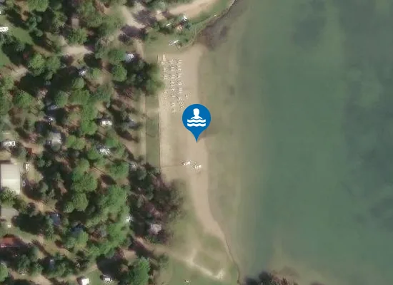 Satellite image of Spiaggia di Isola Volpera