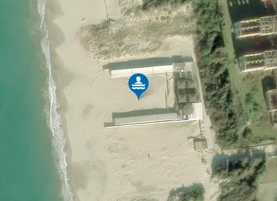Satellite image of Social Beach Calambrone