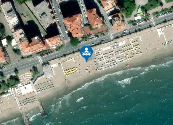 Satellite image of Spiaggia Libera