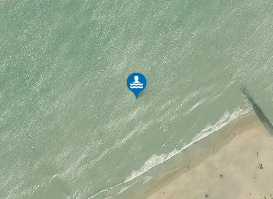 Satellite view of BREDENE DE DUINPAN