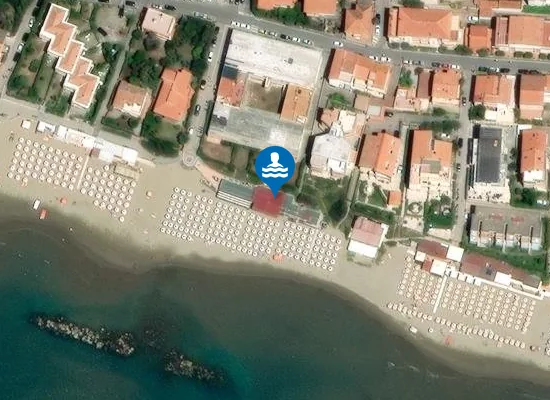 Satellite image of Bagno Delfino