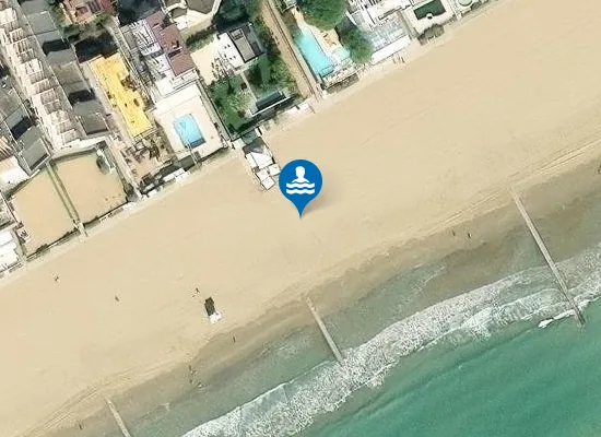 Satellite image of Spiaggia libera