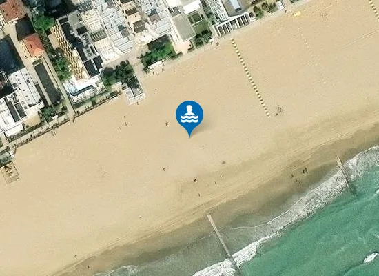 Satellite image of Spiaggia libera