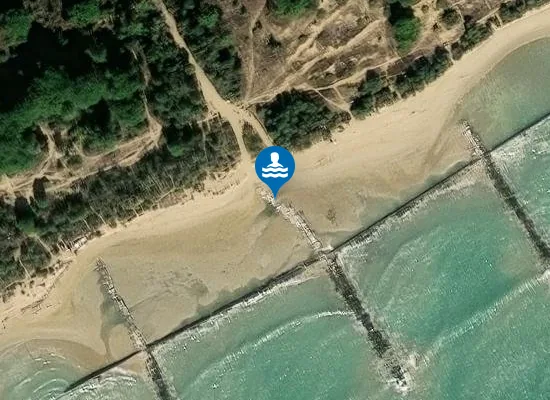 Satellite image of Spiaggia del Mort