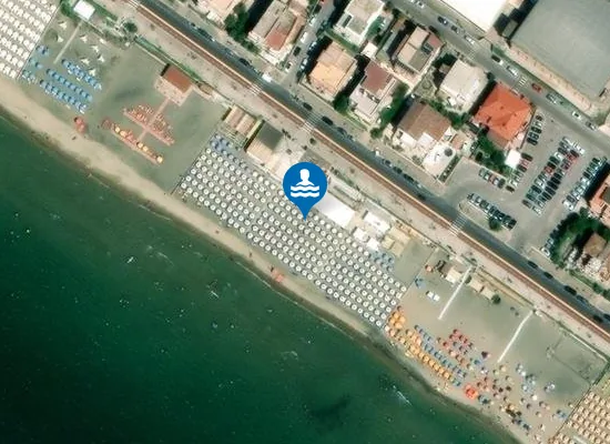 Satellite image of Lido Medusa