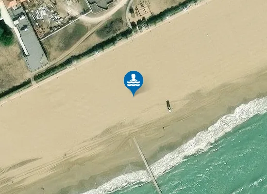 Satellite image of Nemo beach