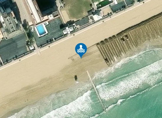 Satellite image of Spiaggia libera