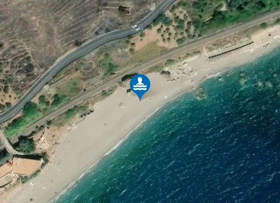 Satellite image of Spiaggia naturista di Forza d'Agrò