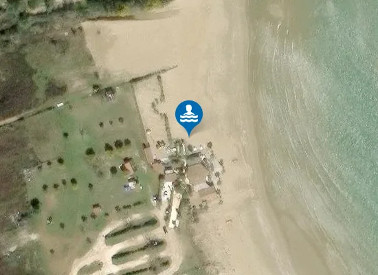 Satellite image of Lido del Piacere