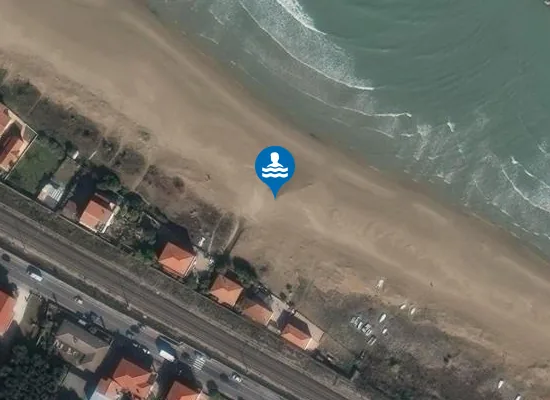 Satellite image of Spiaggia di Lido Riccio