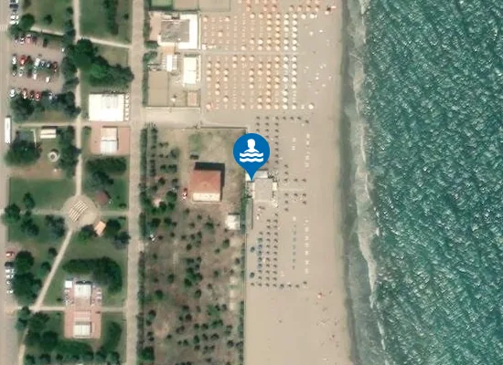 Satellite image of Lido di Dante