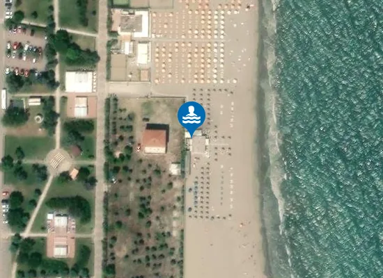 Satellite image of Lido di Dante