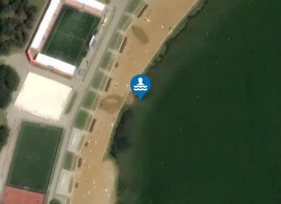 Satellite image of Plaja „La Izvor”