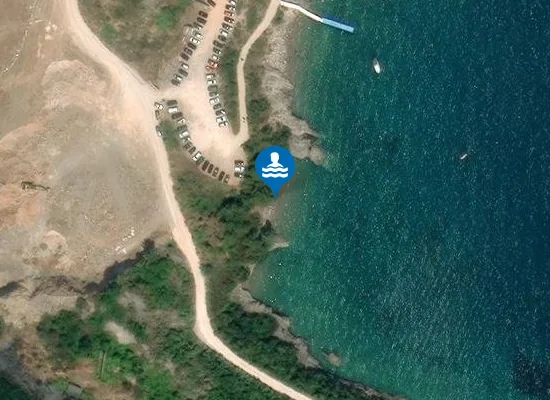 Satellite image of Velika Špilja - Pecka