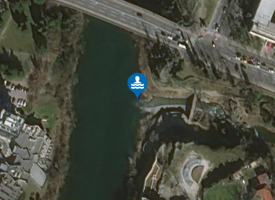 Satellite image of Plaža Sastavci