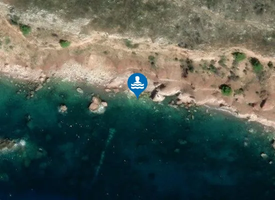 Satellite image of tunel plaža