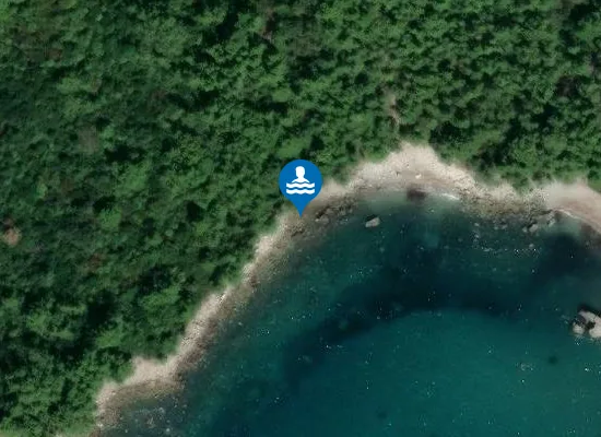 Satellite image of Nudistička plaža
