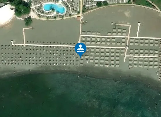 Satellite image of Otrant Beach