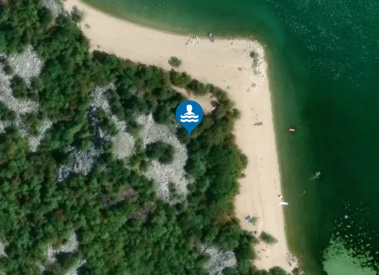 Satellite image of Plaža Murići