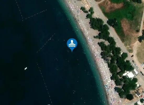 Satellite image of Plaža Šušanj
