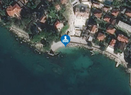 Satellite image of Plaža kod tunela