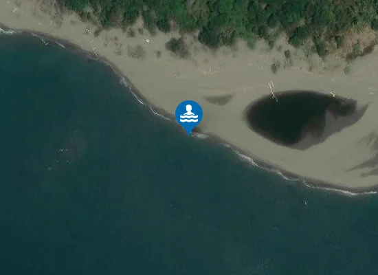 Satellite image of Ada Bojana Plaža