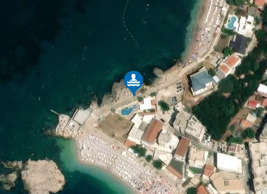 Satellite image of Plaža David VIP