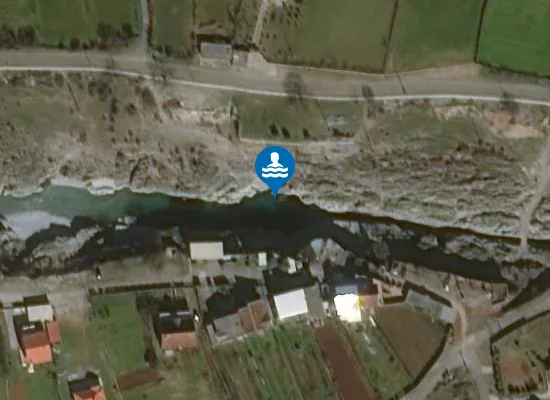 Satellite image of Cijevna - Zidine