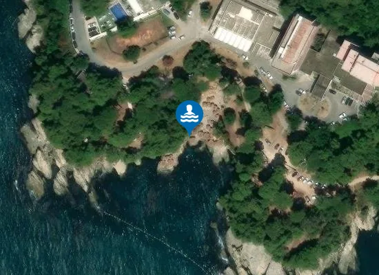 Satellite image of Albatros beach