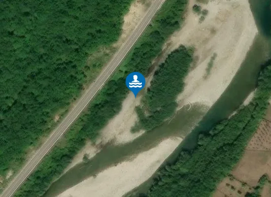Satellite image of Plaža Rijeka Marsenića