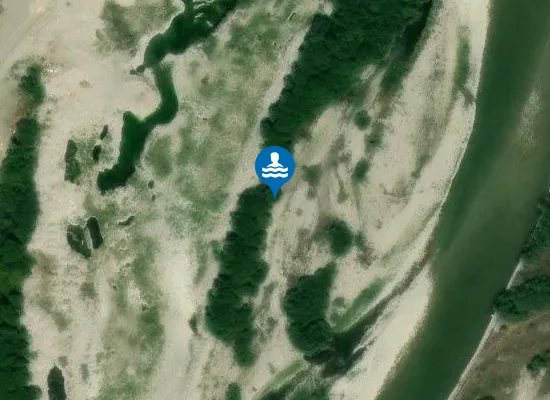 Satellite image of Plaža Mreže
