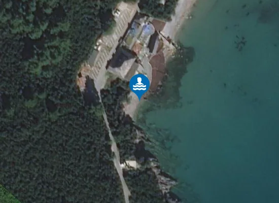 Satellite image of Almara beach